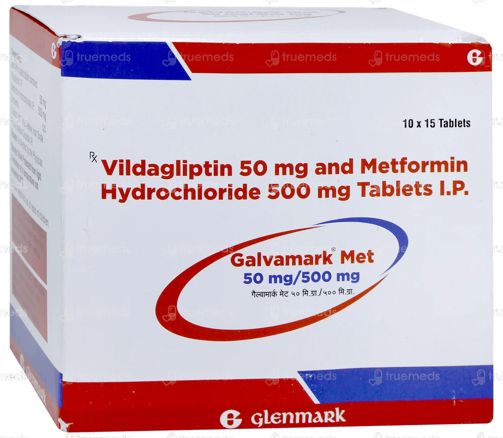 Galvamark Met 500mg/50mg Tablet