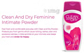 Clean and Dry Feminine Intimate Powder