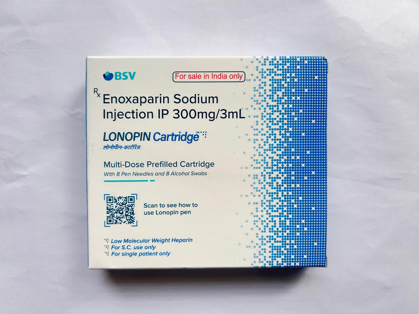 Lonopin Lonopin-MD (Multidose Vial) 300mg/3ml Injection