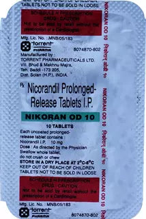 Nikoran OD 10 Tablet (1Count)