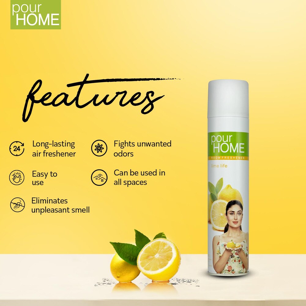 POUR HOME Room Freshener Lime Life Spray (220 ml)
