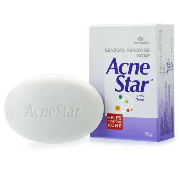 Acnestar 2.5% Benzoyl Peroxide Soap | For Acne Prone Skin