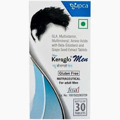 Keraglo Men Tablet with Multivitamin, Multimineral & Natural Extracts Gluten Free