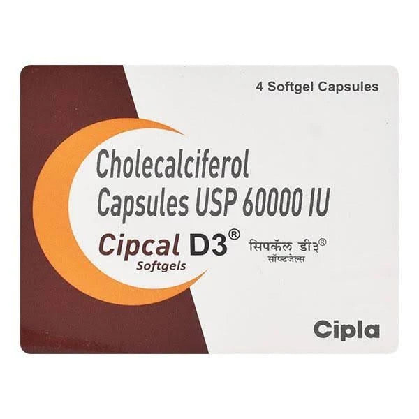 Cipcal D3 Softgels for Bone Joint and Immune health