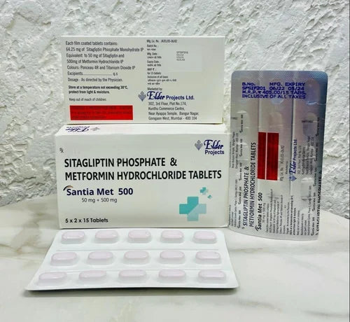 Santia Met D 50mg/500mg Tablet
