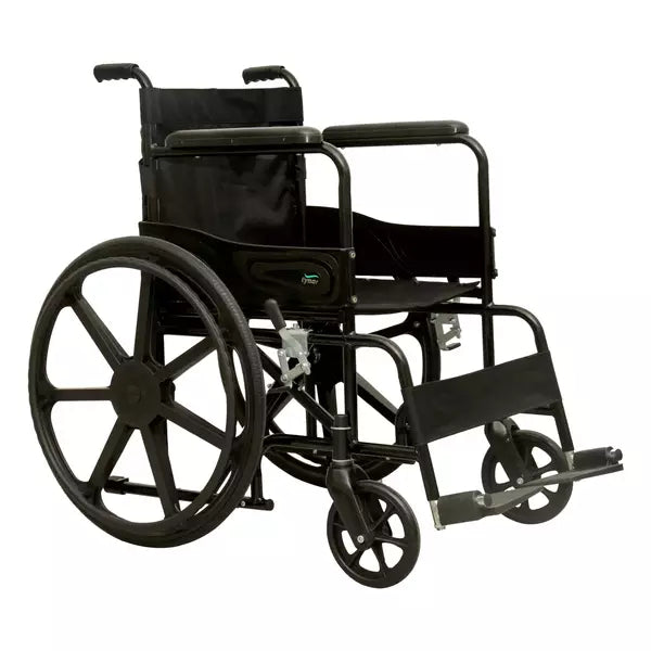Tynor Wheelchair Standard | Black | Universal | 1 Unit