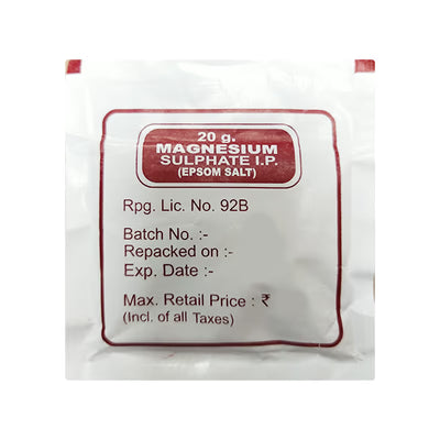MAGNESIUM SULPHATE ( BASSEIN ) Powder 20gm