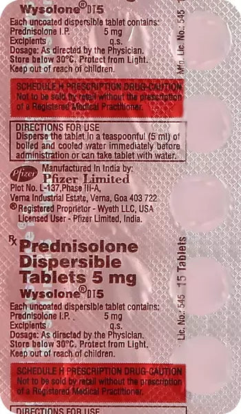 Wysolone DT 5 Tablet