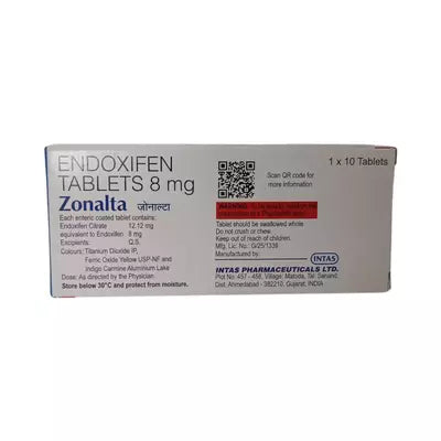 Zonalta 8mg Strip Of 10 Tablets