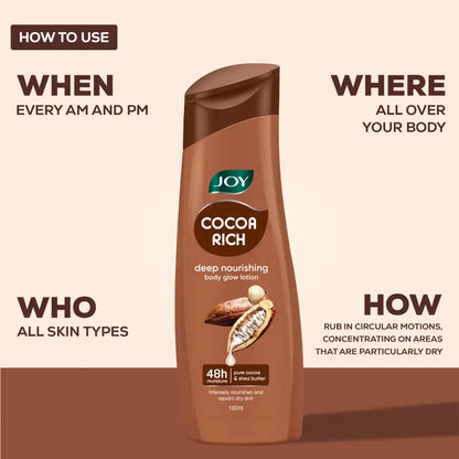 Cocoa Rich Deep Nourishing Body Glow Lotion 100ml