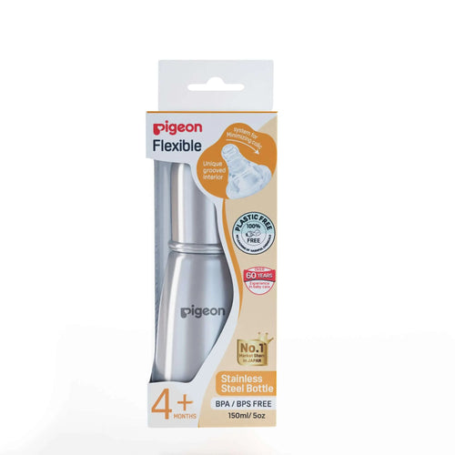 Slim Neck Steel Feeding Bottle 150ml M Size