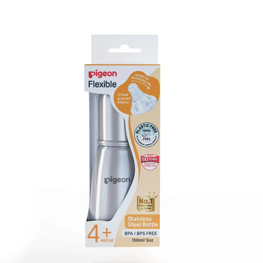 Slim Neck Steel Feeding Bottle 150ml M Size