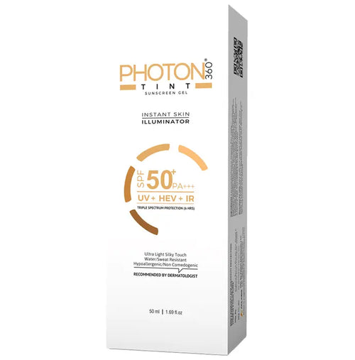 Photon 360 Tint Sunscreen Gel SPF 50 PA+++ | Water & Sweat-Resistant