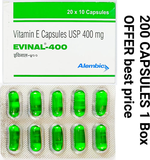 Evion 400mg Capsule with Vitamin E for Cellular Health