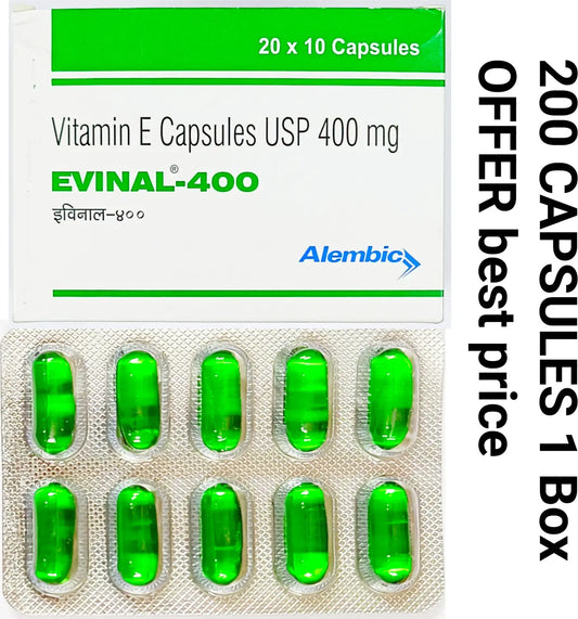 Evion 400mg Capsule with Vitamin E for Cellular Health
