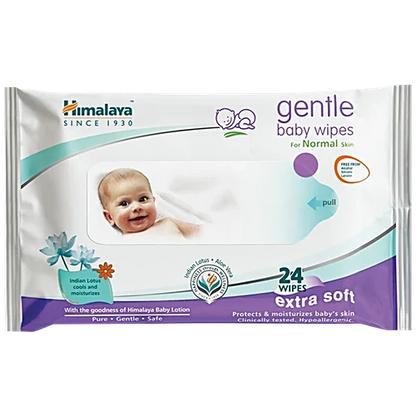 Himalaya Gentle Baby Wipes - 24 pcs