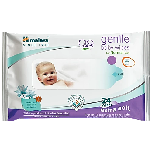 Himalaya Gentle Baby Wipes - 24 pcs