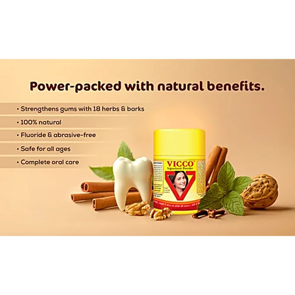Vicco Vajradanti Tooth Powder | For Healthy Teeth & Gums  50gm