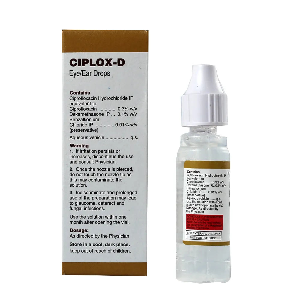 CIPlox D Eye/Ear Drops