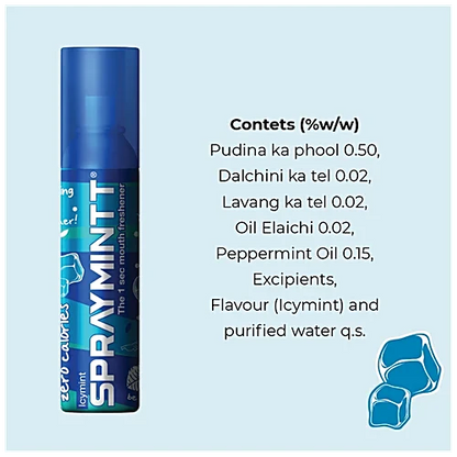 Spraymintt Mouth Freshener | 15g | Icymint Flavour