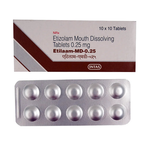 Etilaam 0.25mg Tablet MD