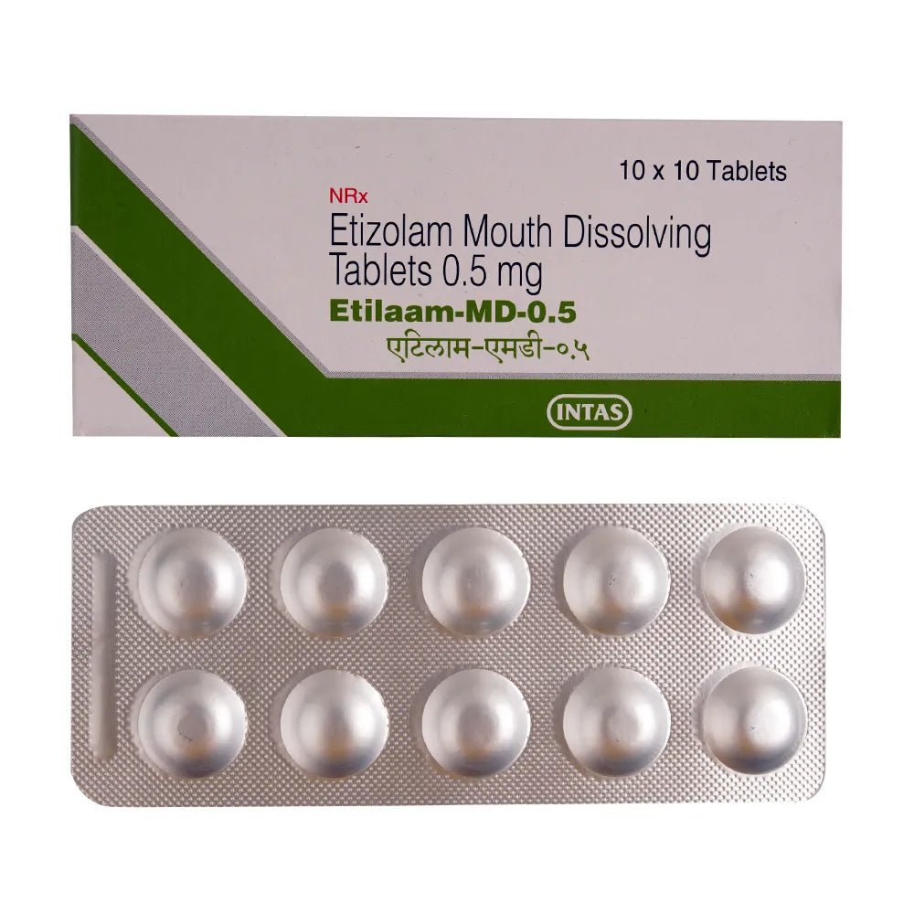 Etilaam 0.5mg Tablet MD