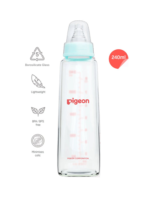 PIGEON Glass Feeding Bottle 240ml
