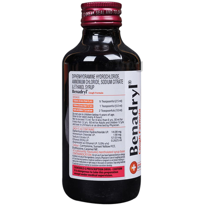 Benadryl Cough Formula Syrup