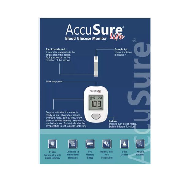 Accusure Life Test Strips (25 strips)