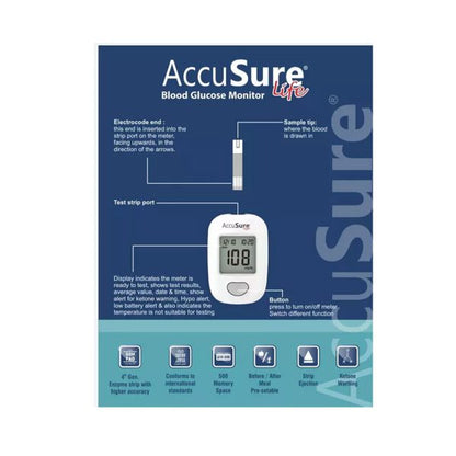 Accusure Life Test Strips (25 strips)