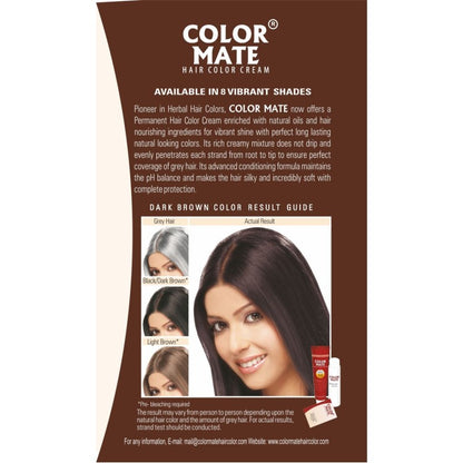COLOR MATE CREAM DARK BROWN 3.0 , DARK BROWN