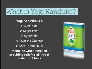 Yogi Kanthika Ayurvedic Throat Relief Pills for Sore throat | 280 Pills