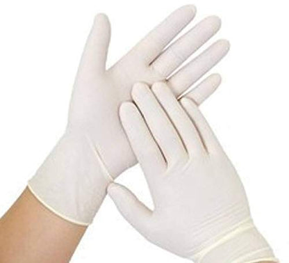 SURGICARE DISPOSABLE SURGICAL RUBBER GLOVES (6.5)