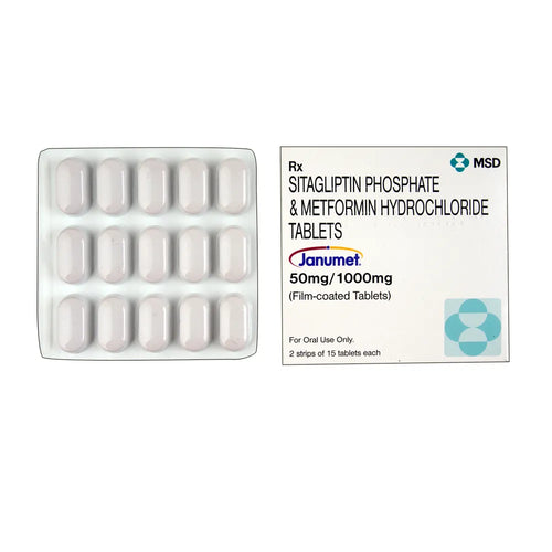 Janumet 1000mg/50mg Tablet