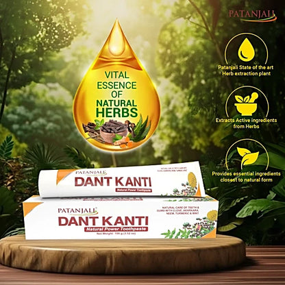 Patanjali Dant Kanti Natural Toothpaste, 100 g