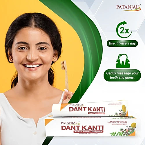 Patanjali Dant Kanti Natural Toothpaste, 100 g