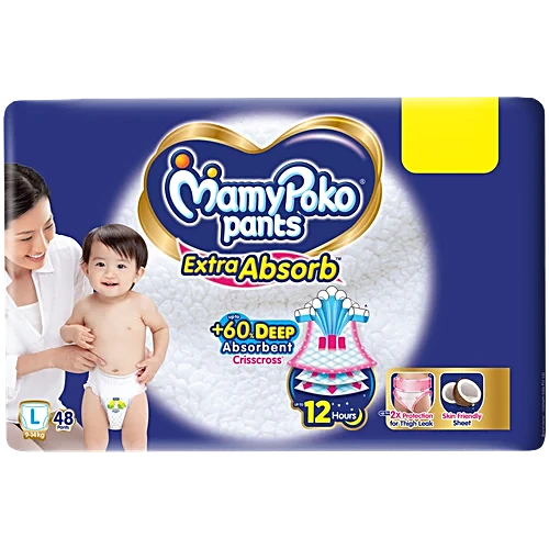 Mamypoko Pants Extra Absorb Large, 48 pcs