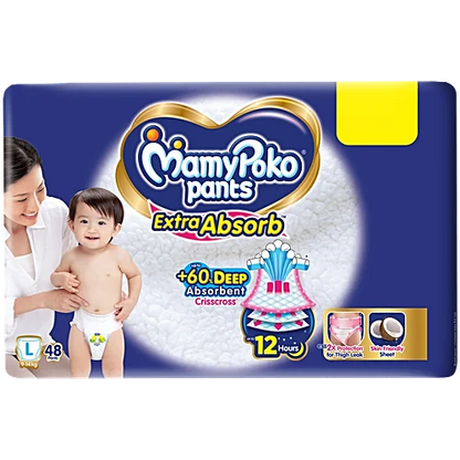 Mamypoko Pants Extra Absorb Large, 48 pcs