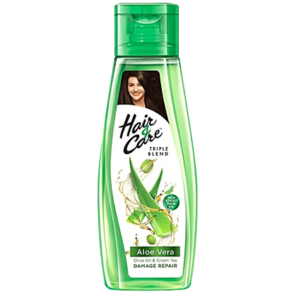 Hair & Care Non-sticky Hair Oil with Fruits - For Damage Repair, Olive Oil & Green Tea, Classic Fragrance, 50 ml