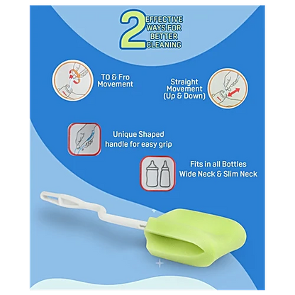 Pigeon Baby Bottle Cleaning Effective two way Sponge Brush, 1 pc