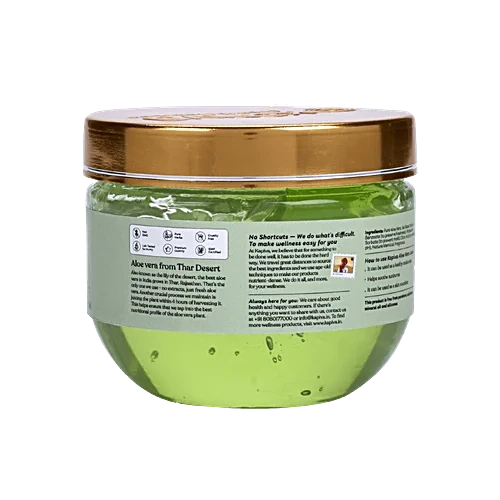 Kapiva Pure Aloe Vera Gel - For Hydrating, Moisturising, Soothing Skin, 150 g