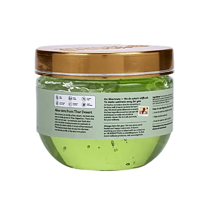 Kapiva Pure Aloe Vera Gel - For Hydrating, Moisturising, Soothing Skin, 150 g