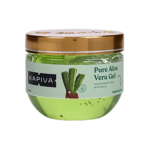 Kapiva Pure Aloe Vera Gel - For Hydrating, Moisturising, Soothing Skin, 150 g
