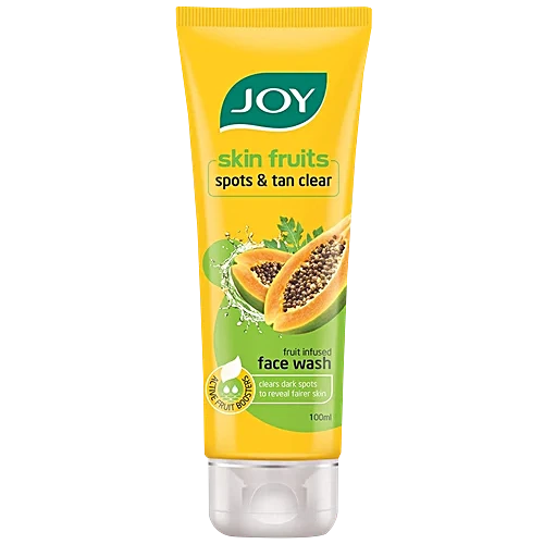 Joy Skin Fruits Spots & Tan Clear Papaya Face Wash - For Normal To Dry Skin