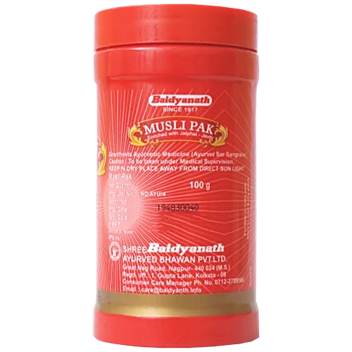 Baidyanath Musli Pak - Pure Safed Musli, For Strength & Vitality, 100 g