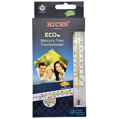 Hicks Mercury Free Eco Thermometer, 1 pc