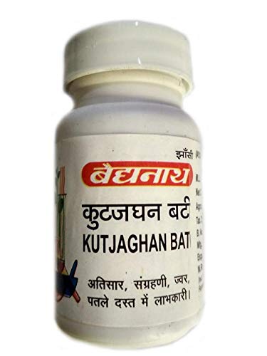 Baidyanath Kutajghan Bati - Ayurvedic Digestive Support Tablets - 40 Tablets