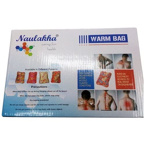 Naulakha Electric Heating Pad, Hot Water Bag For Pain Relief, Warm Bag, Rechargeable Gel Heating Pad, Multi