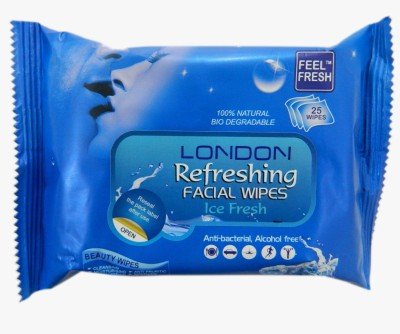 London Refreshing Facial Wipes  8PCS (1PACK)