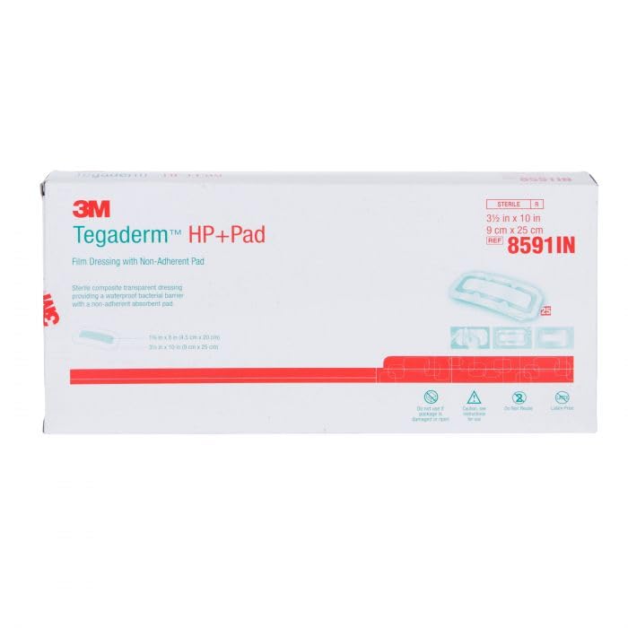 3M TegadermHP+Pad Film Dressing 8591 (1Count)